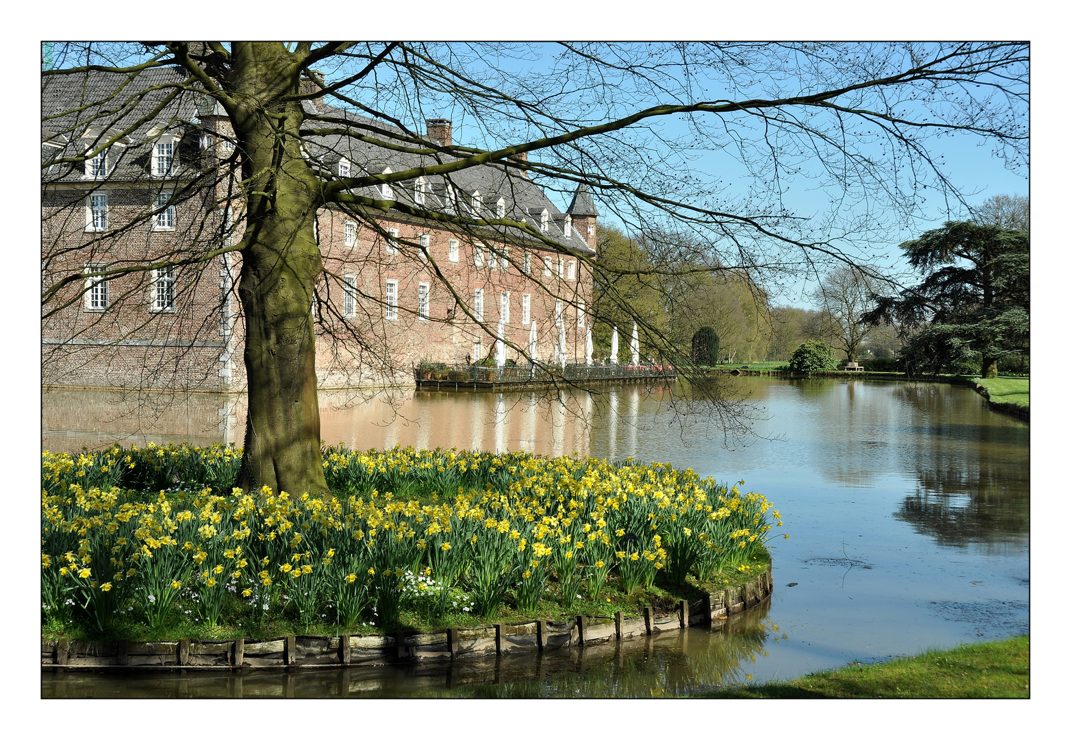 Frühling am Wasserschloss Anholt