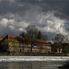 Frühling am Weserwehr