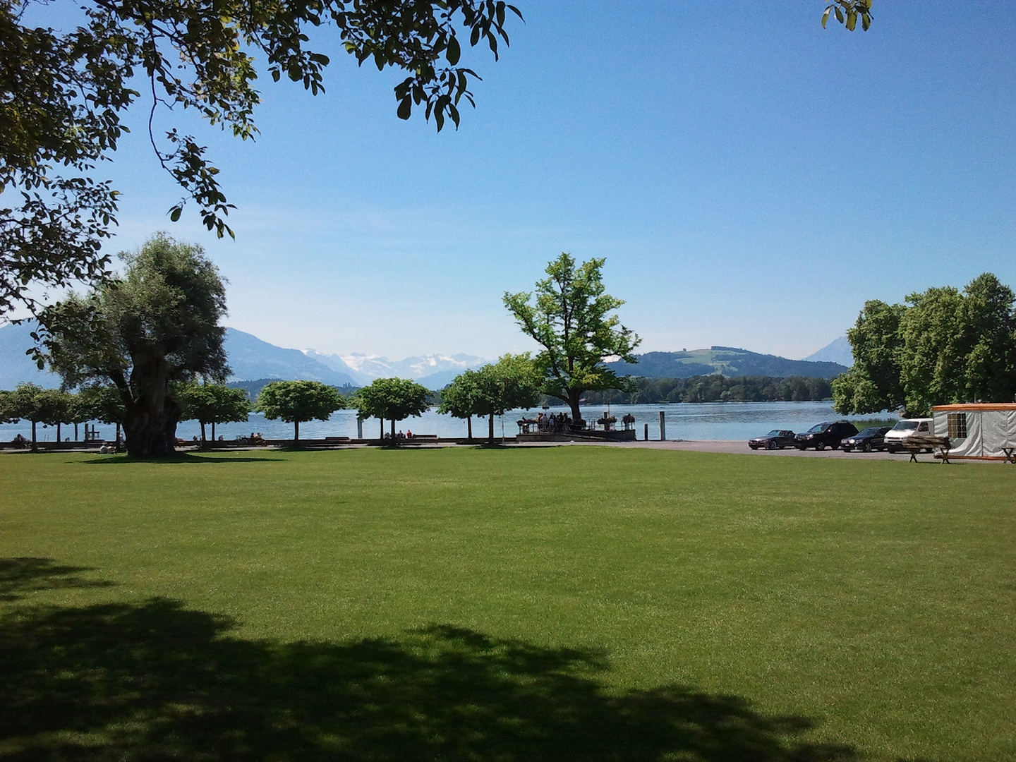 Frühling am Zugersee in Cham