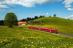 Frühling an der Allgäubahn