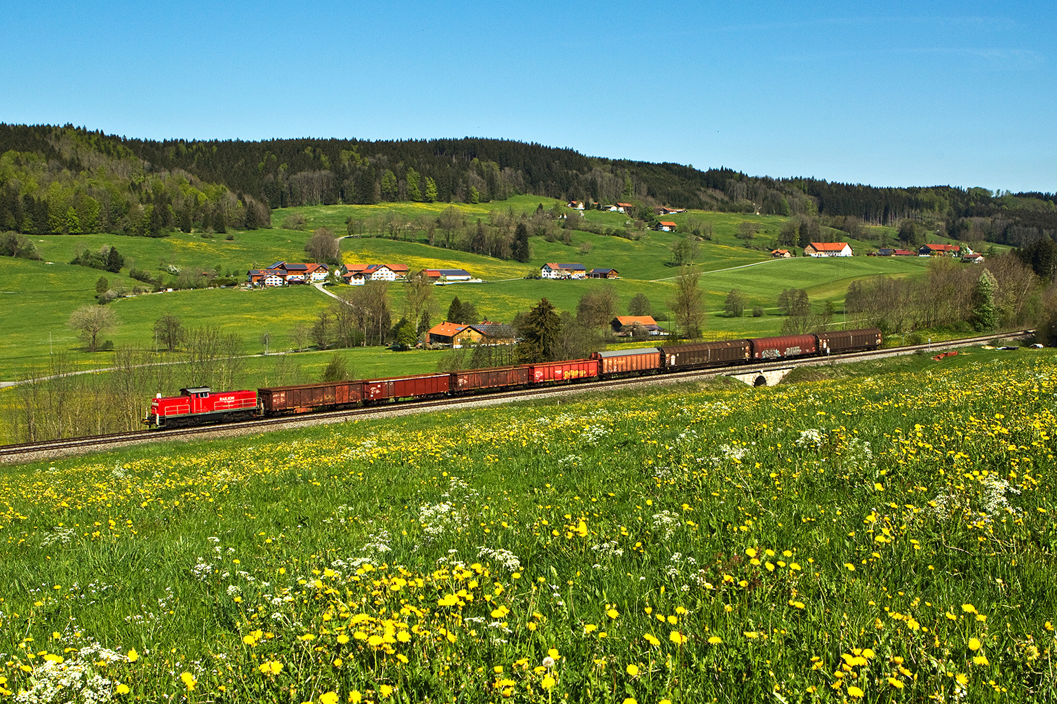 Frühling an der Allgäubahn (II)