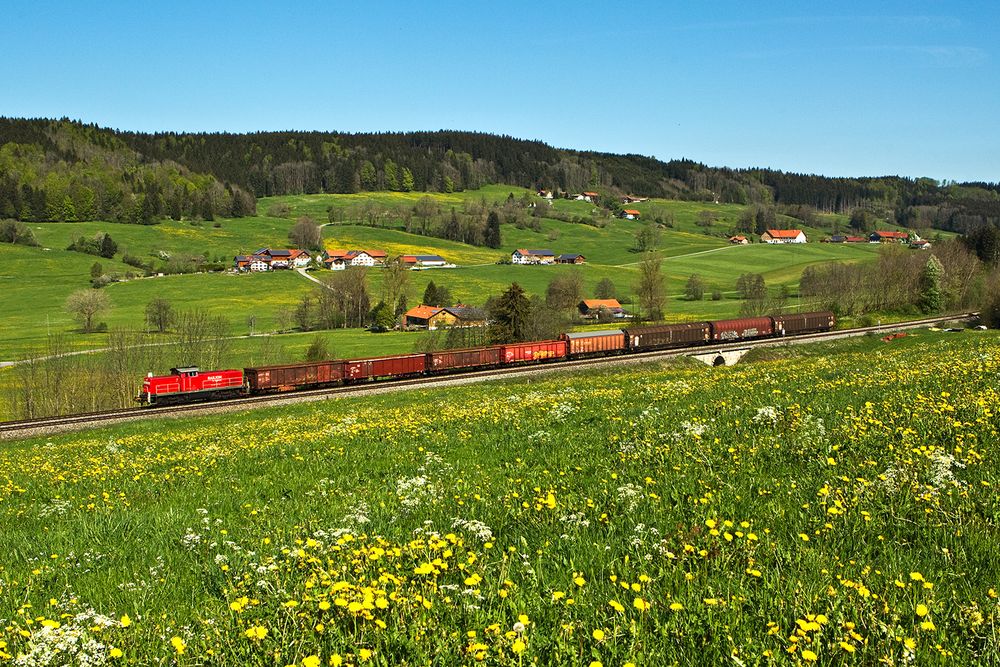 Frühling an der Allgäubahn (II)