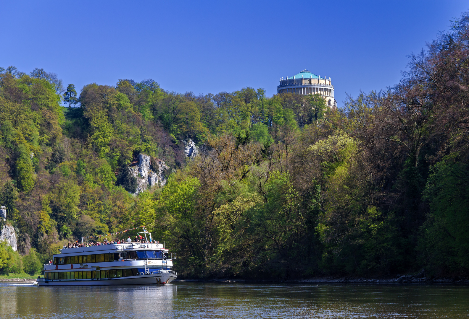 Frühling an der Donau bei Kelheim