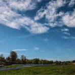 Frühling an der Flutrinne