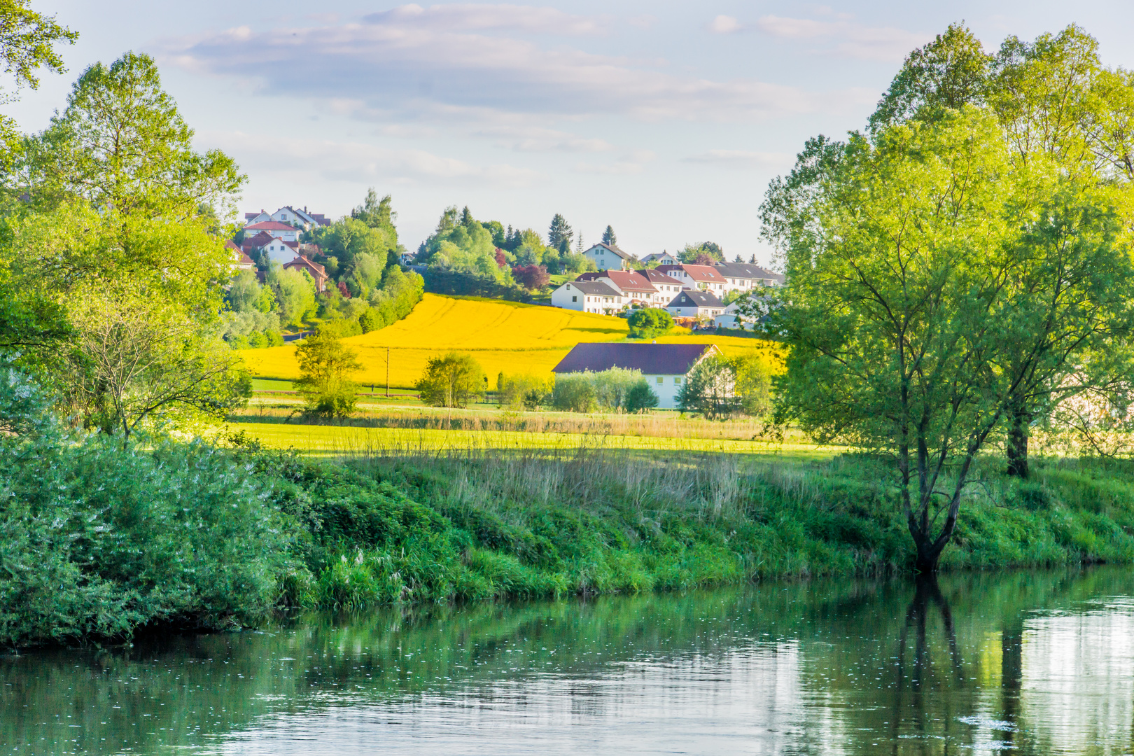 Frühling an der Fulda - Nähe Melsungen/Hessen