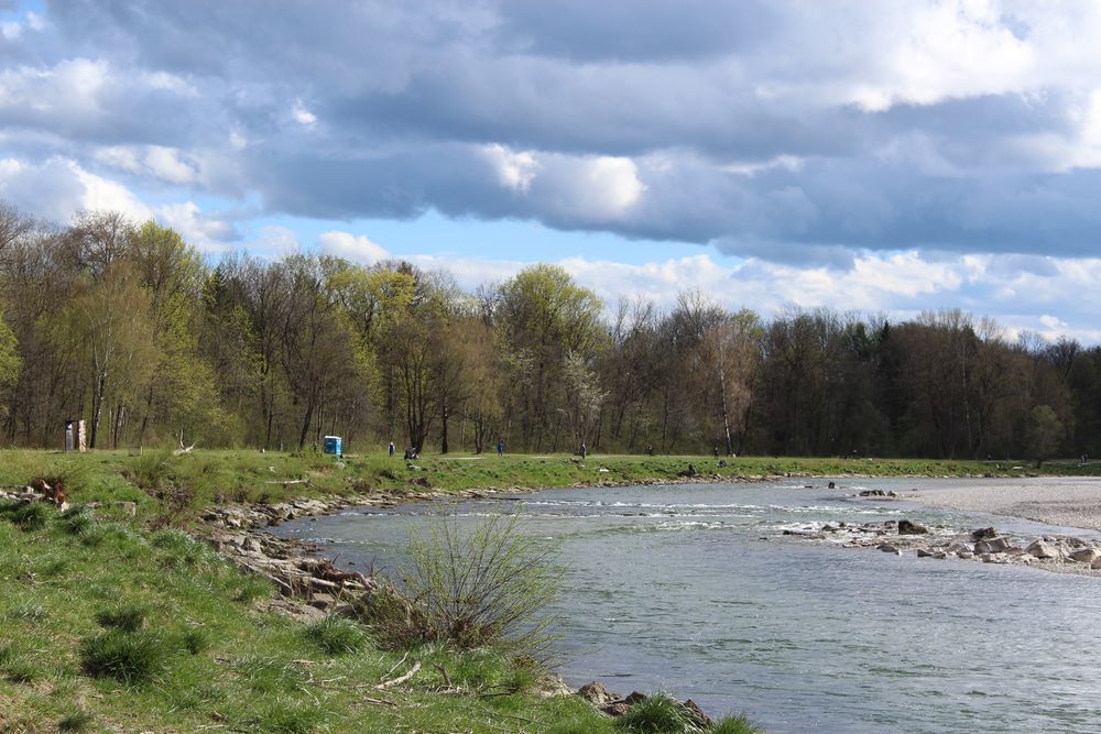 Frühling an der Isar