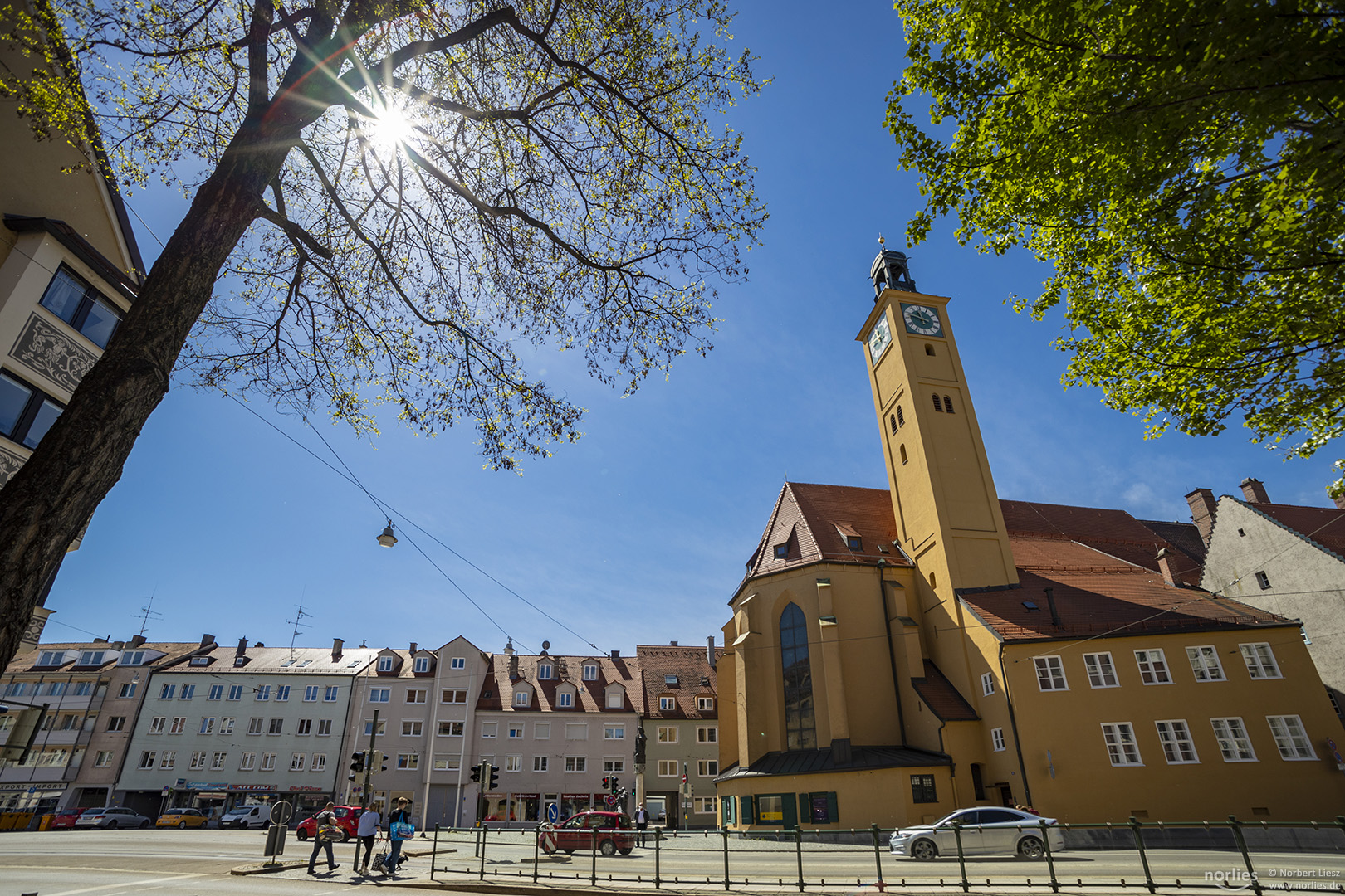 Frühling an der Jakobskirche