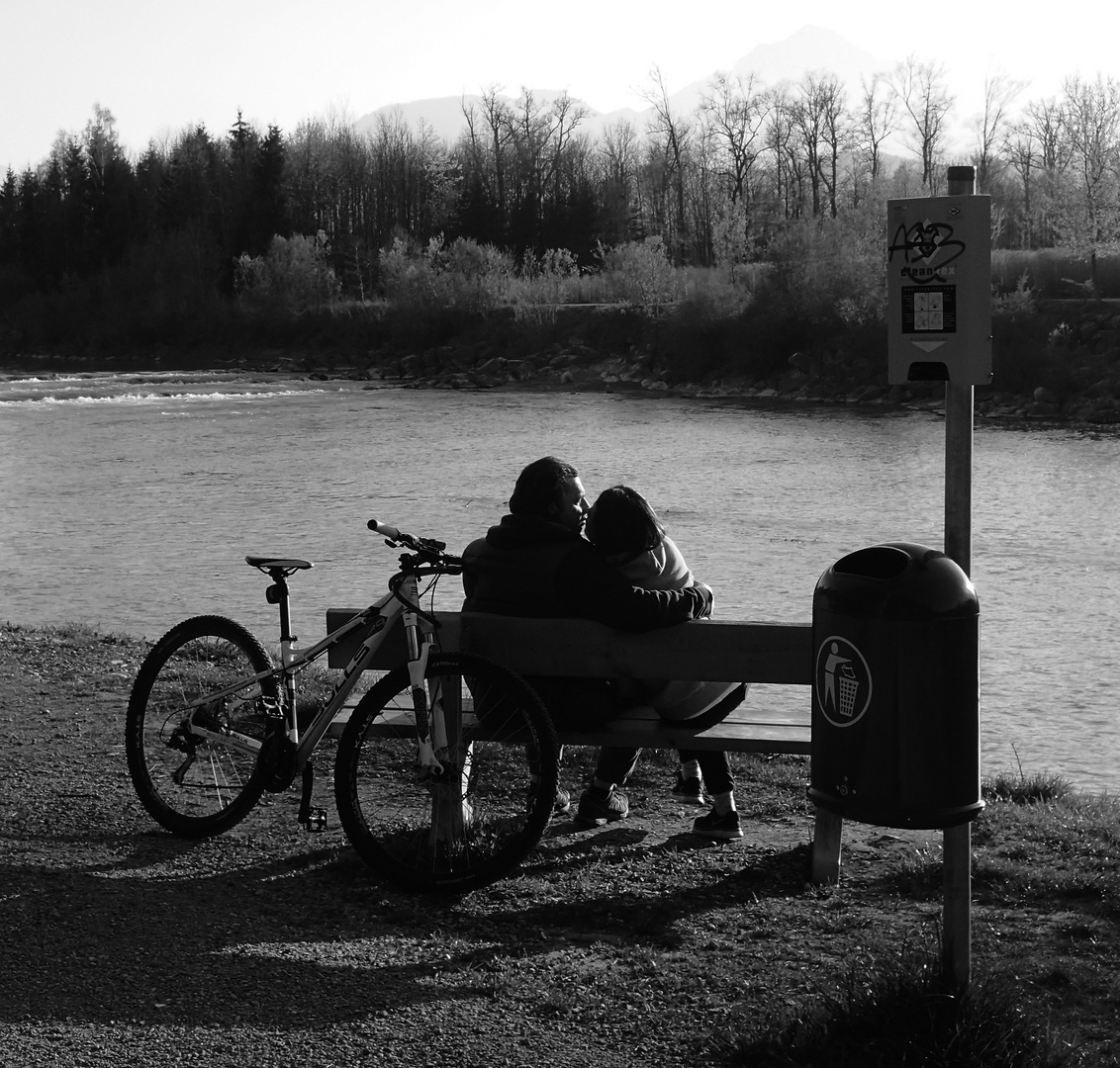 Frühling an der Saalach