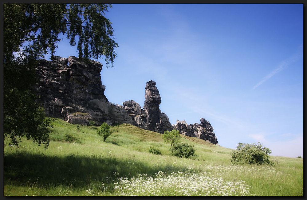 ...Frühling an des Teufels Mauer...