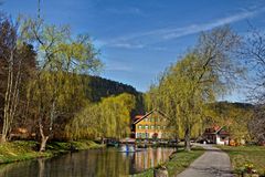 Frühling auch im Schwarzwald - hier die "Alte Mühle"....