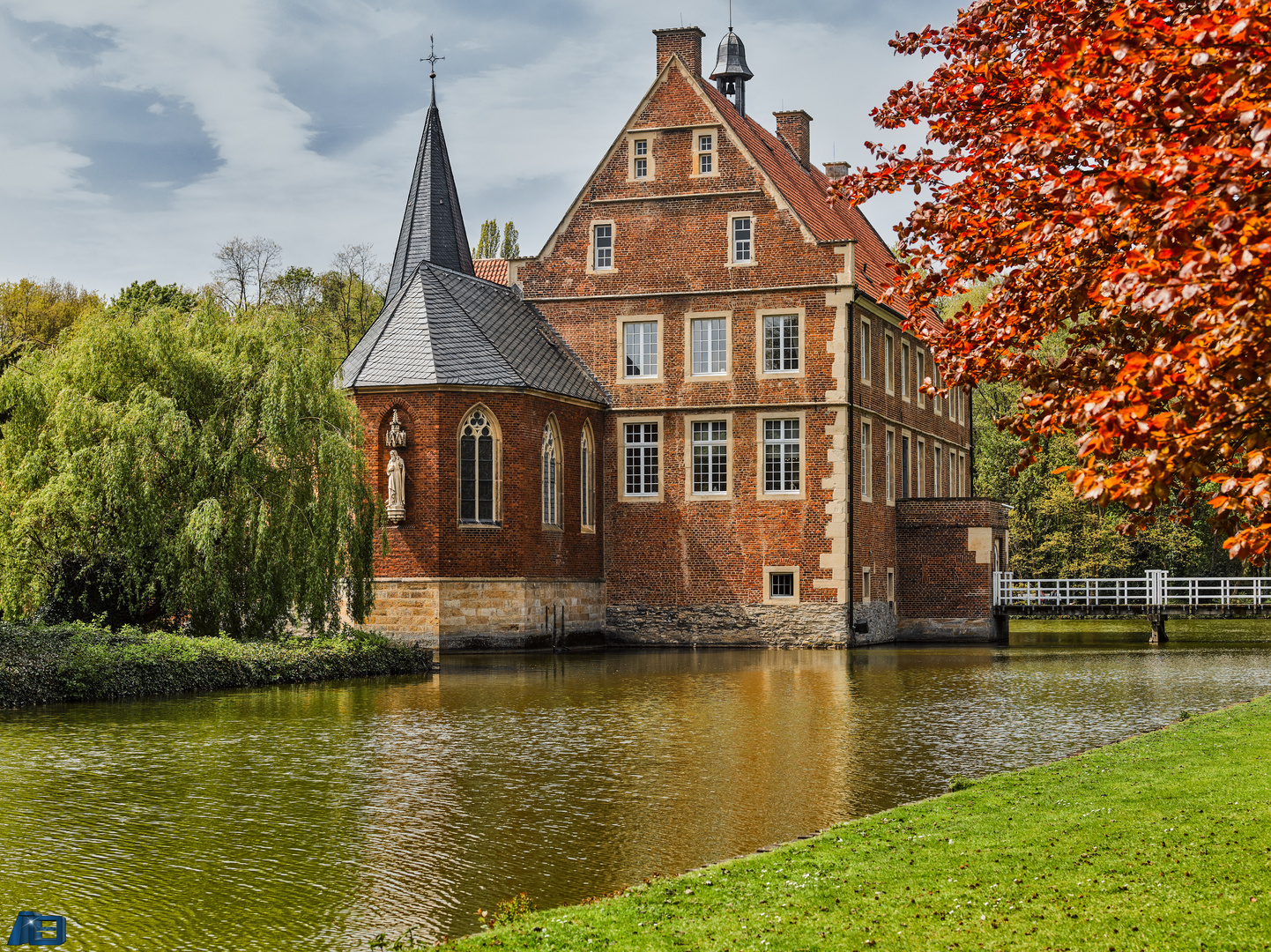 Frühling auf Burg Hülshoff