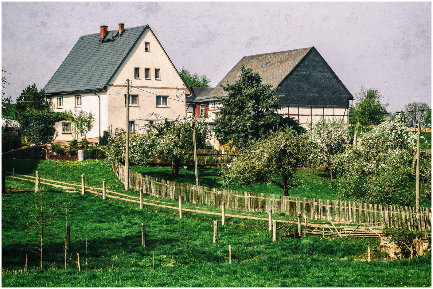 Frühling auf dem Bauernhof