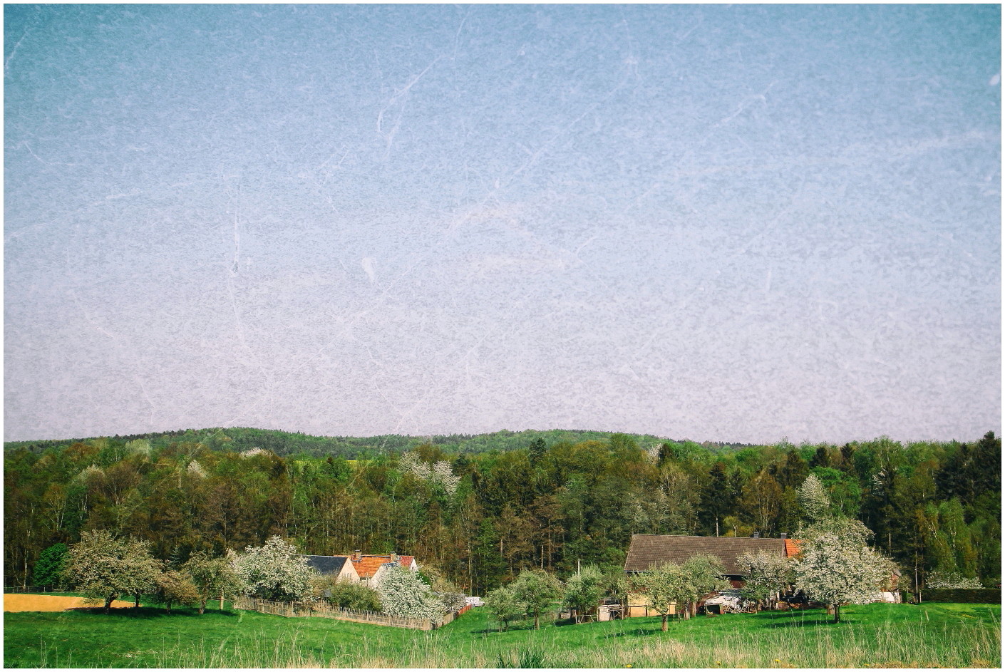 Frühling auf dem Dorf