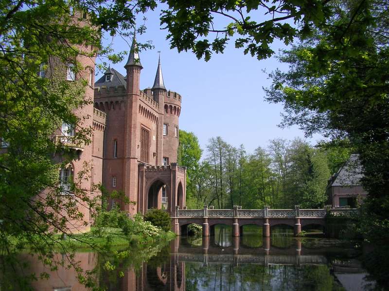 Frühling auf Schloss Moyland.