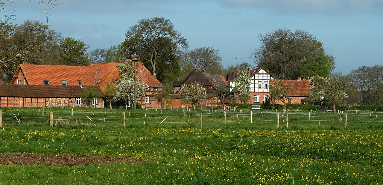 Frühling im Dorf