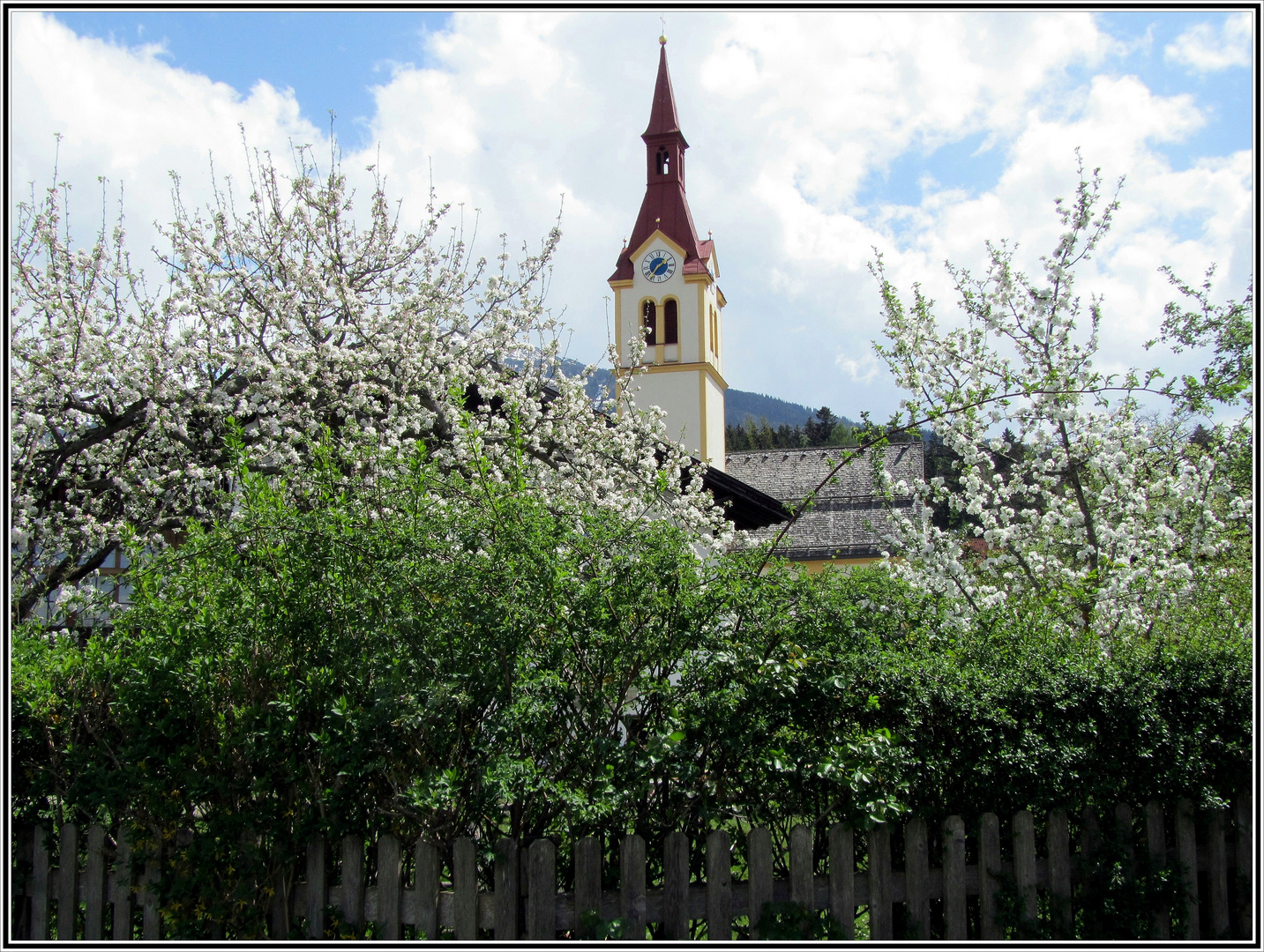 Frühling im Dorf