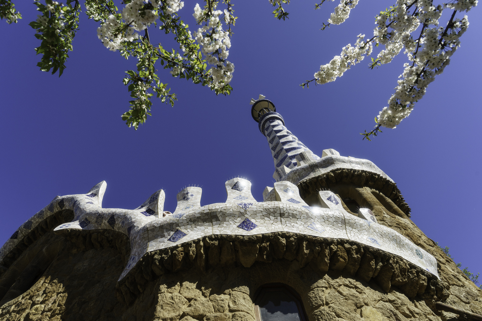 Frühling im Park Güell