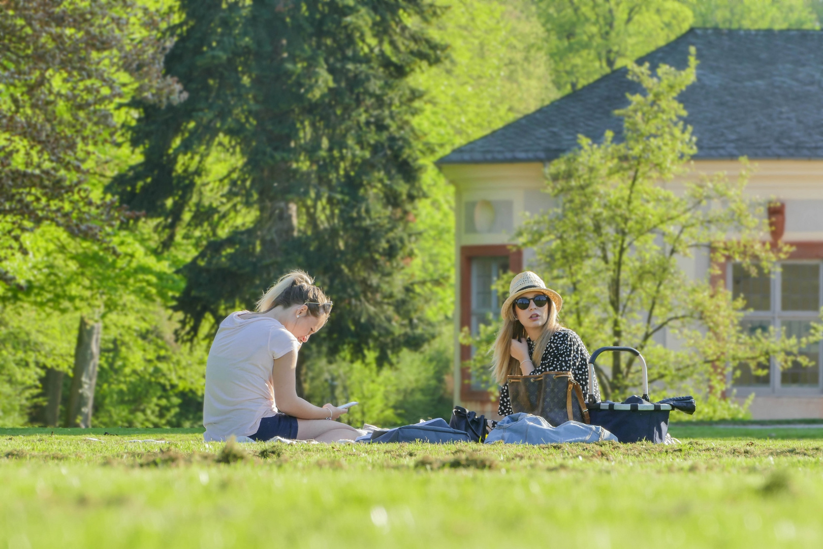 Frühling im Schloßpark