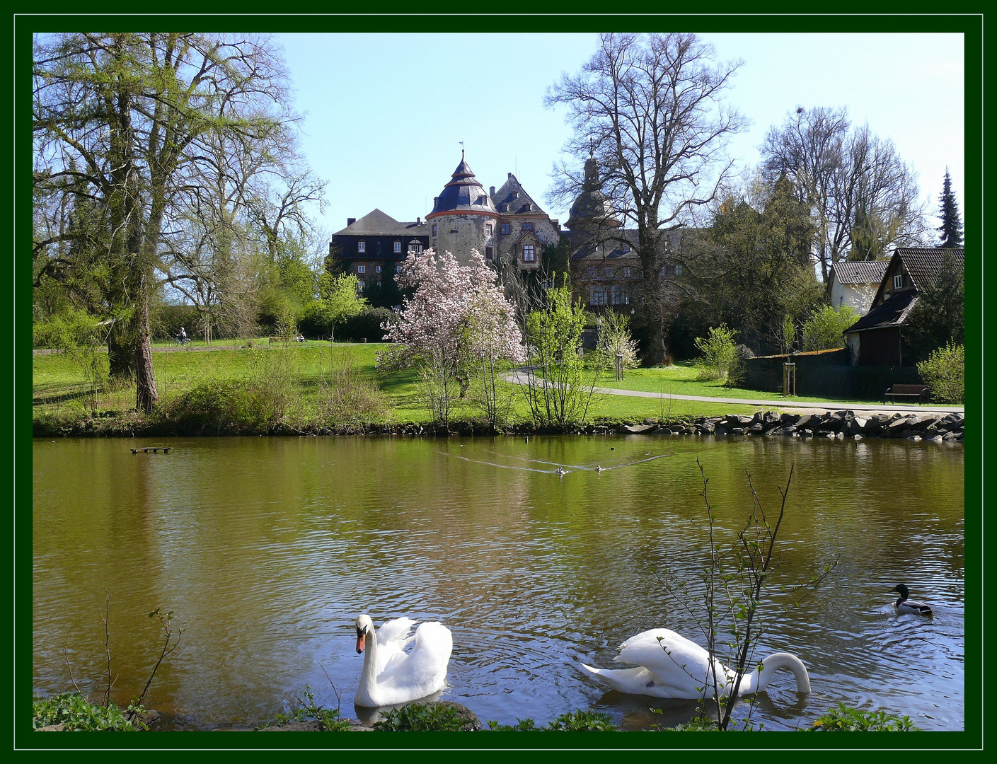 Frühling im Schlosspark Laubach