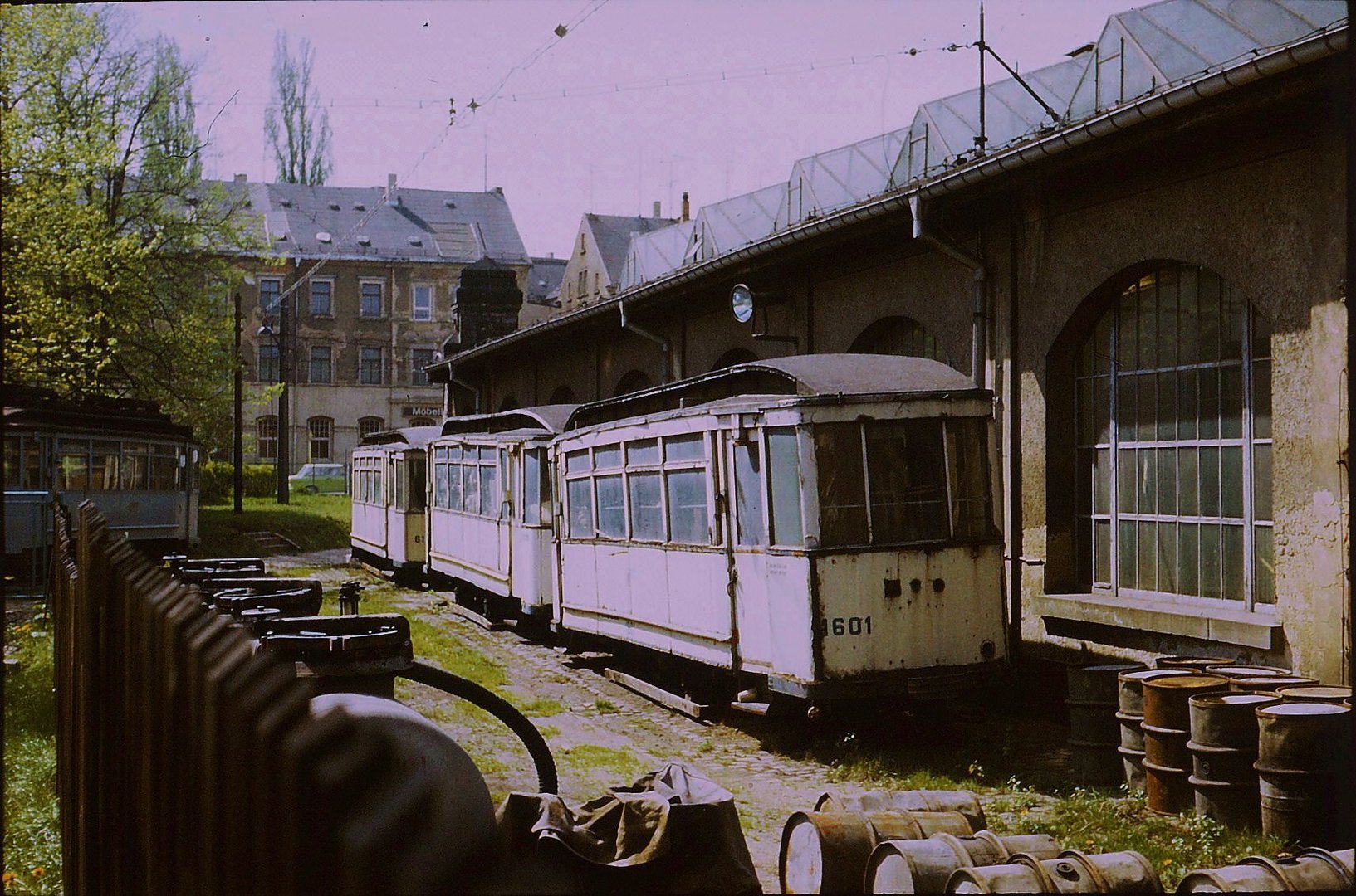 Frühling im Straßenbahnhof  Kappel