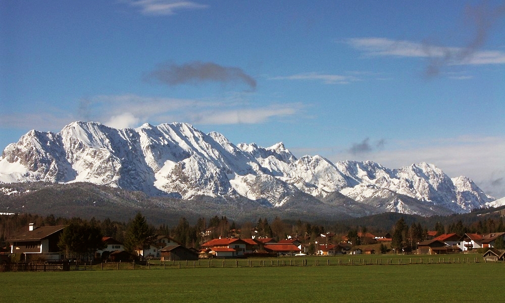 Frühling im Werdenfelser Land (Südbayern)