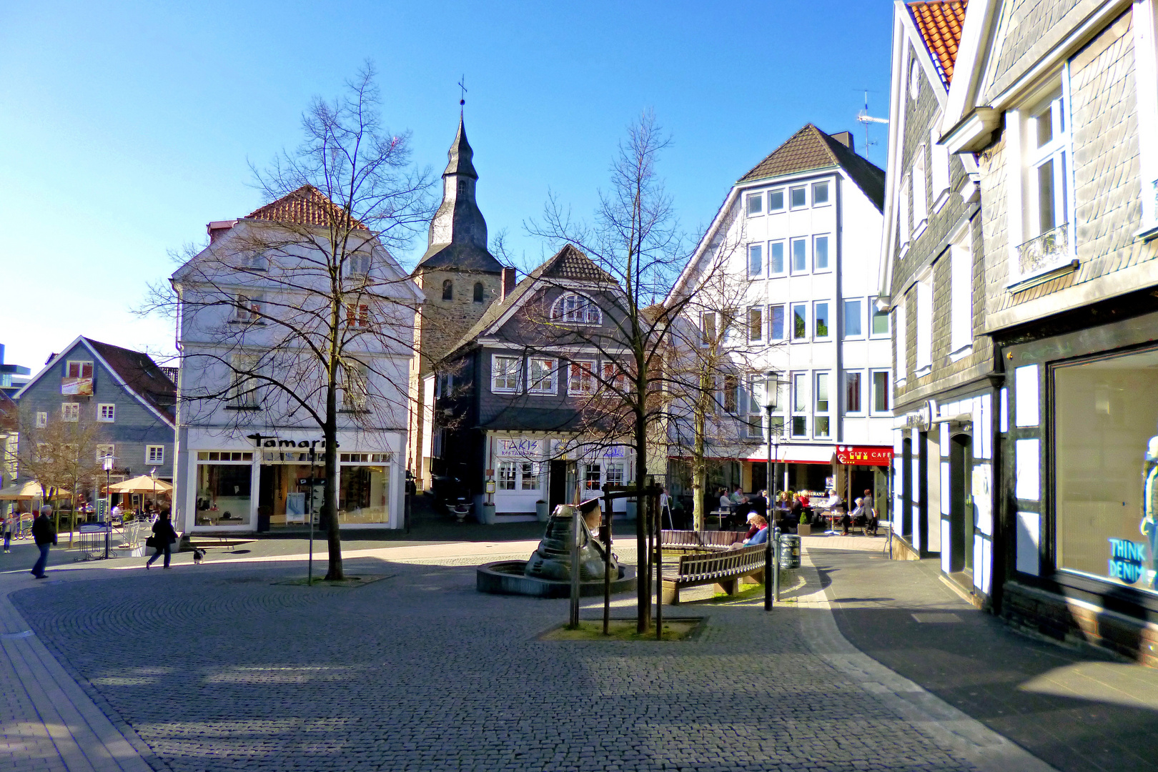 Frühling im Winter, Hattingen, Obermarkt