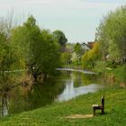 Frühling in den Fluss