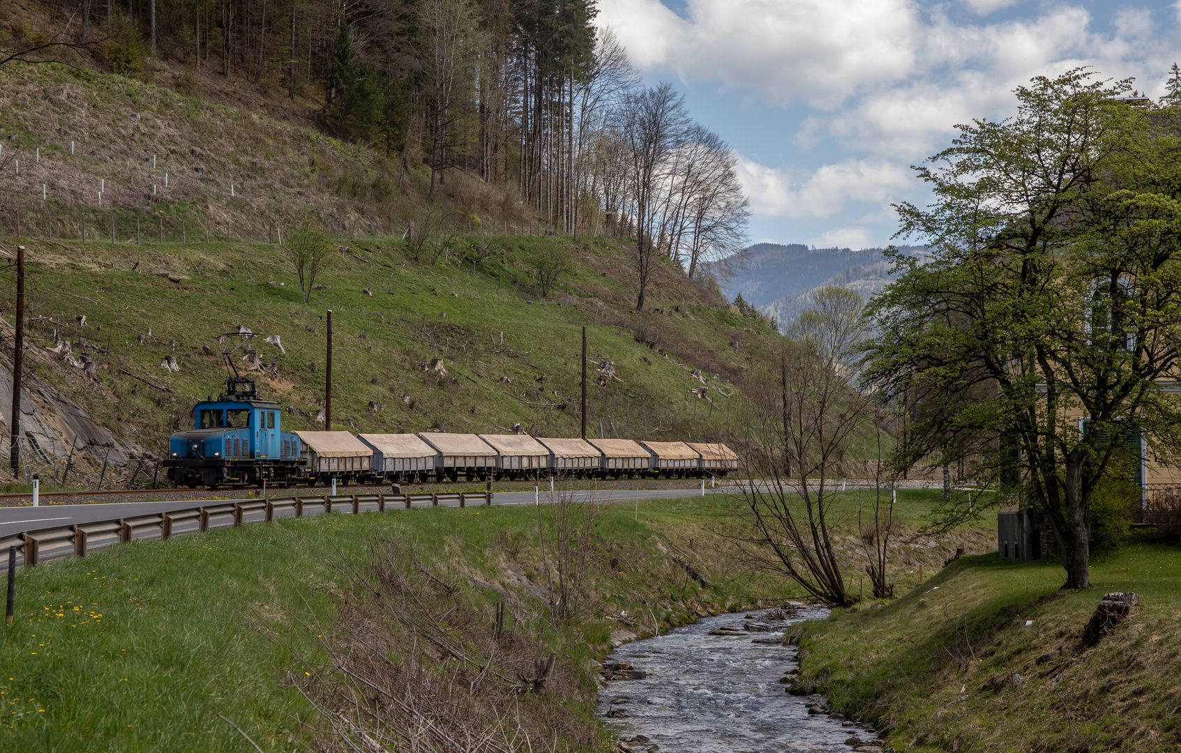 Frühling in der Breitenau III Foto & Bild schmalspur, eisenbahn