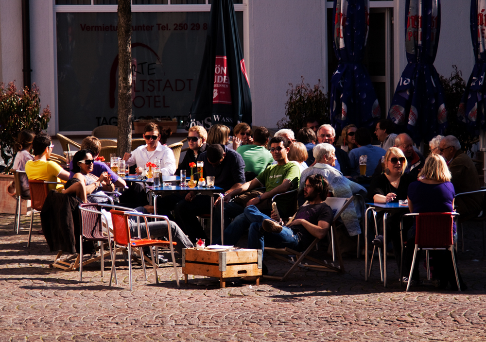 frühling in der stadt