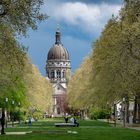 Frühling in Mainz - Blick auf Christuskirche | April 2021