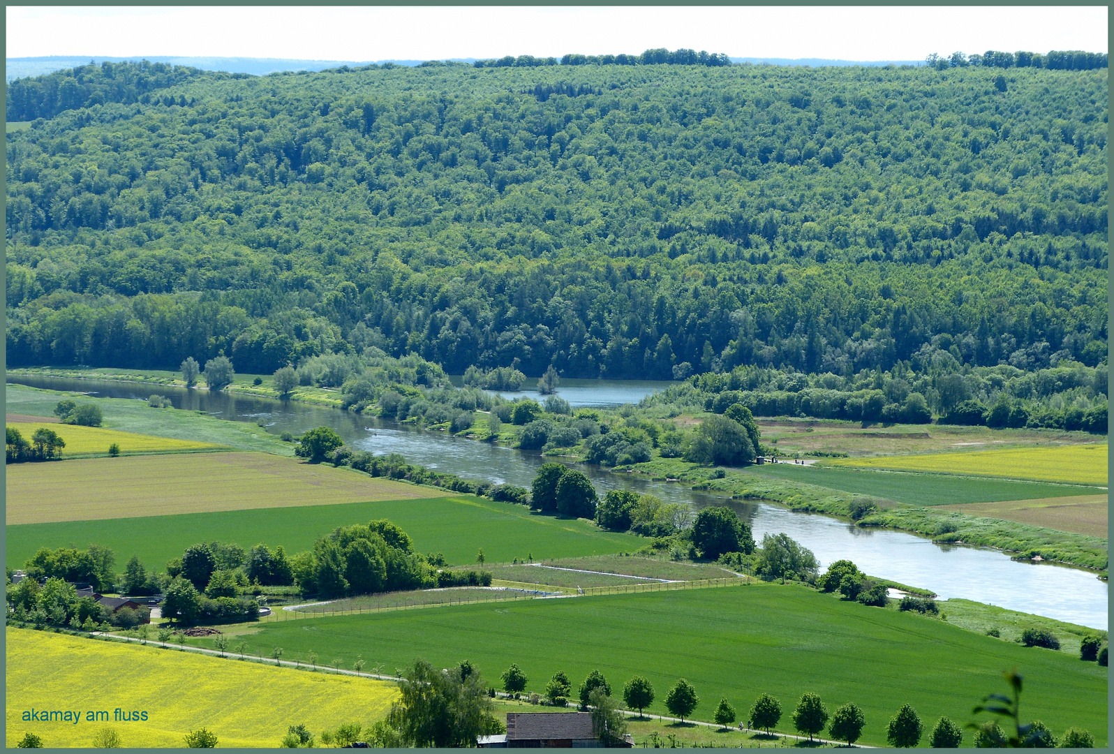 Frühling Polle Weser