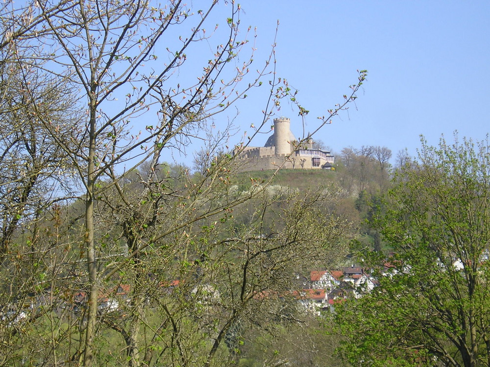 Frühling: Schloß in Biedenkopf