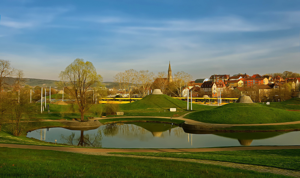 Frühling über die Stadt