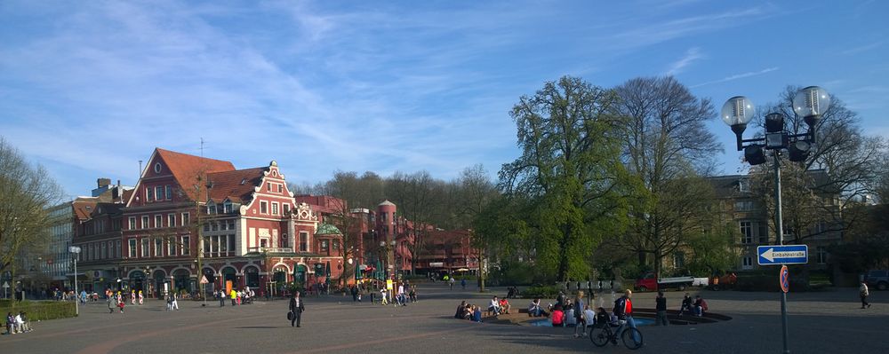 Frühlings-Abendstimmung in Bergisch Gladbach