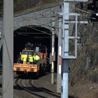 Frühlings - Arbeiten am Bahndamm