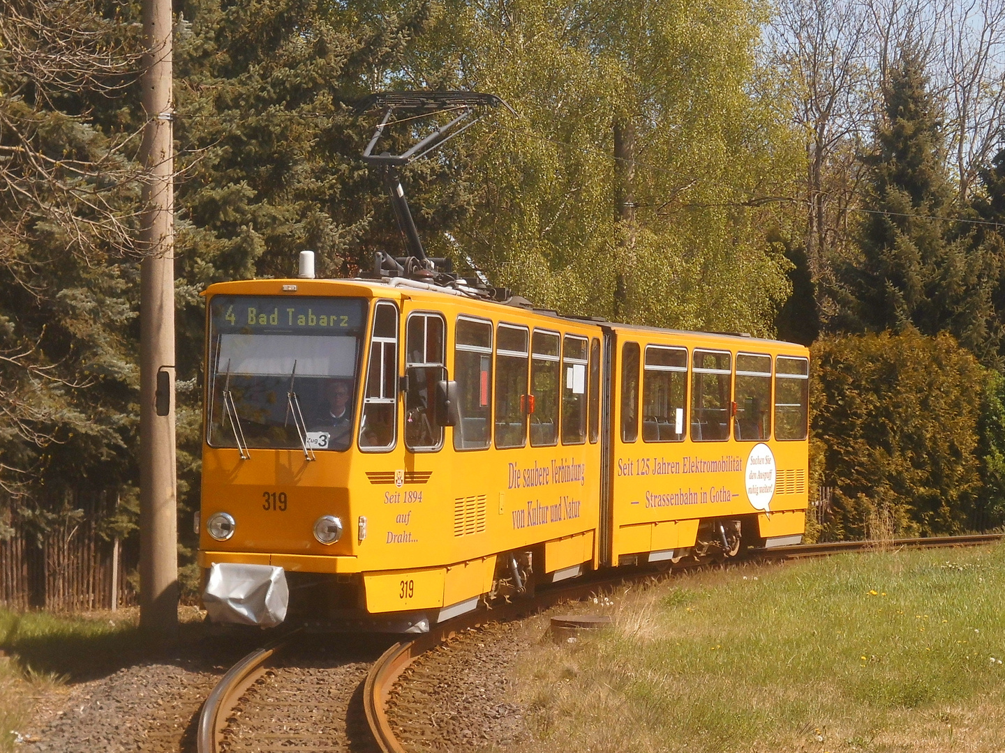 Frühlings Ausflug mit der Thüringer Waldbahn 1.