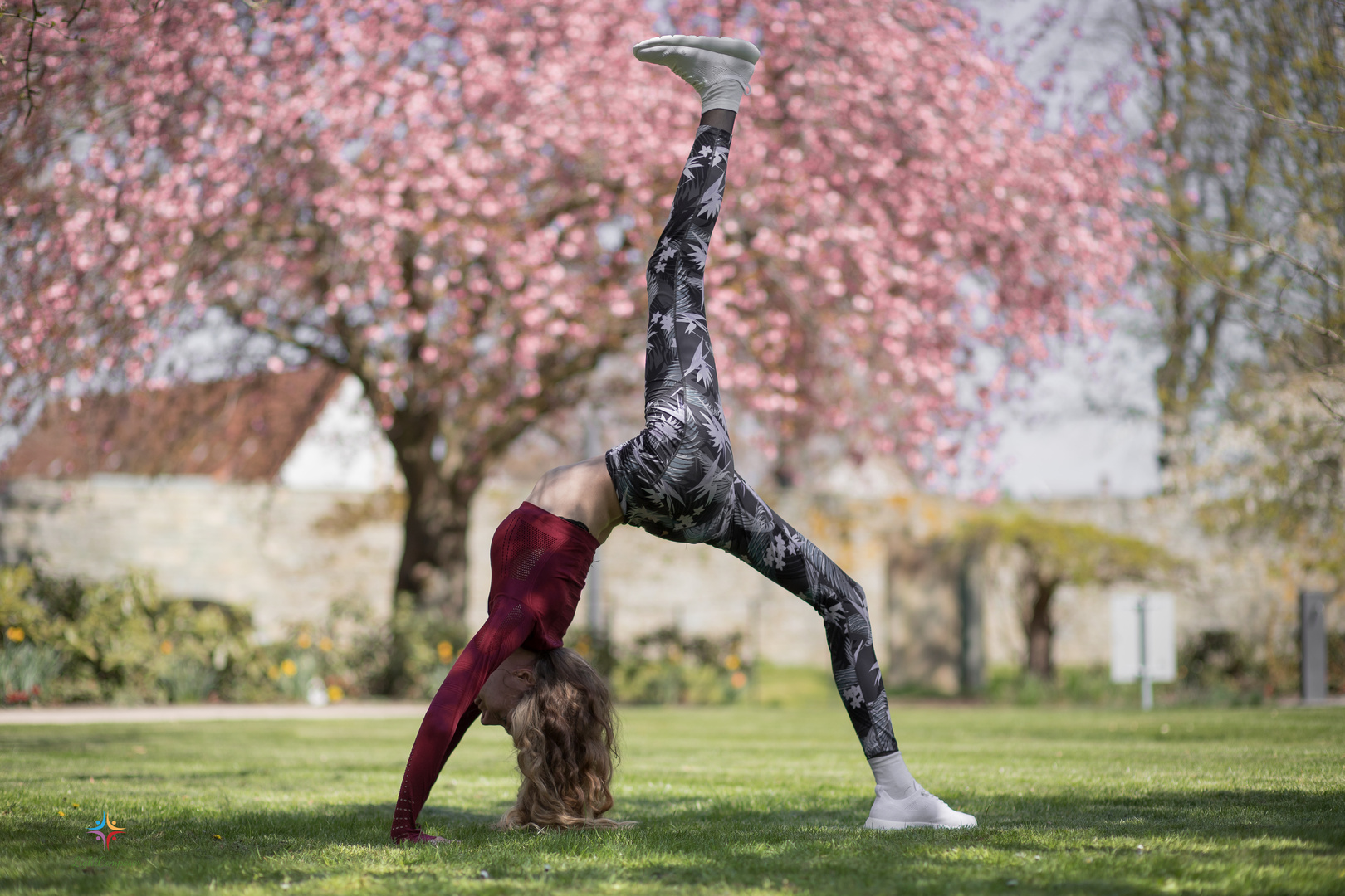 Frühlings-Frühsport...oder Yoga-Pose Nr. 1