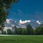 Frühlings-Gewitter in der Stadt