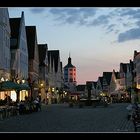 Frühlingsabend am Marktplatz Günzburg