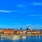 Frühlingsabend am Rhein