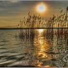 Frühlingsabend am See