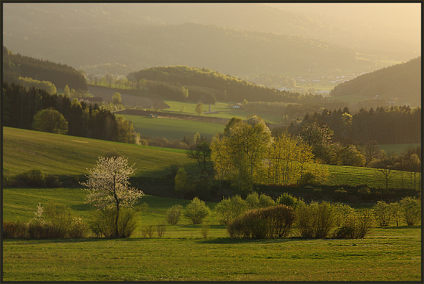 Frühlingsabend in Böhmen