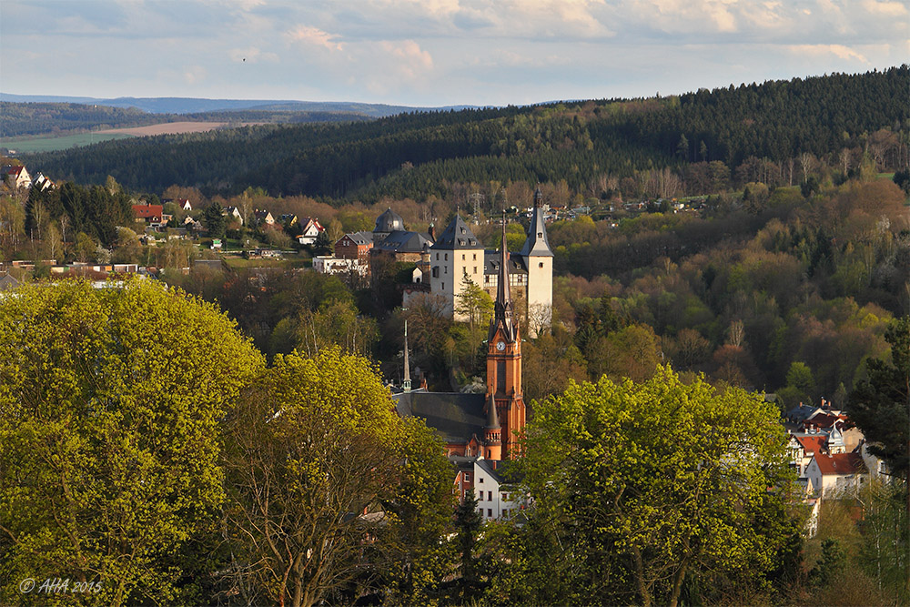 Frühlingsabend in Mylau