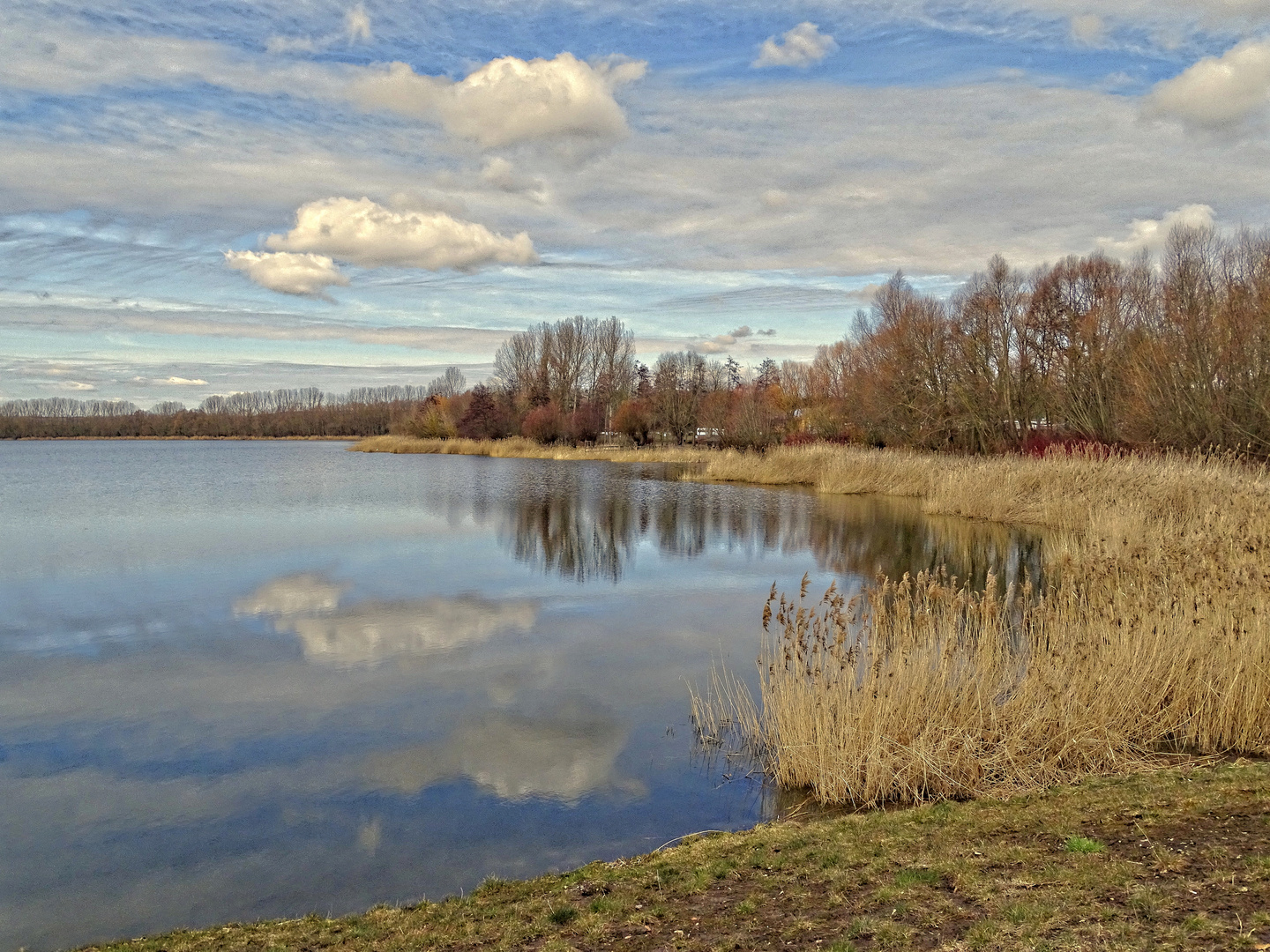 Frühlingsanfang am Stausee Wangenheim