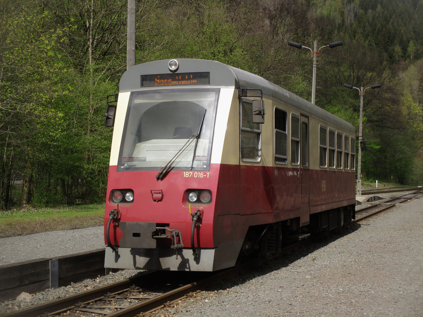 Frühlingsausflug mit dem HSB Triebwagen nach Eisfelder Talmühle 4.