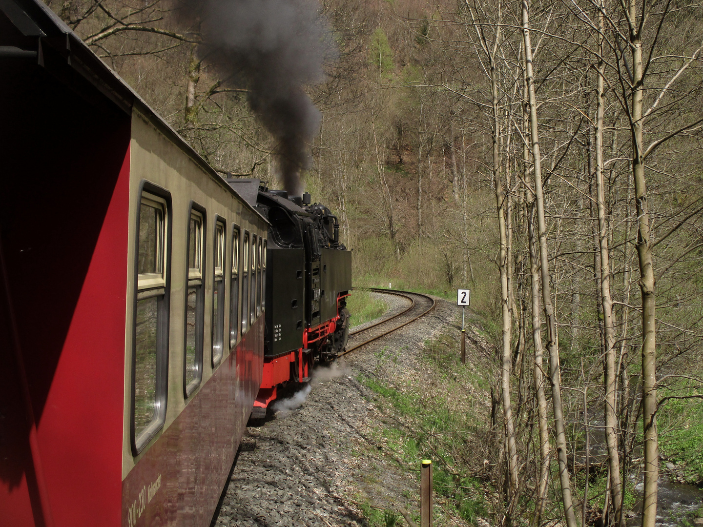 Frühlingsausflug mit der Harzquerbahn nach Drei Annen Hohne 1.