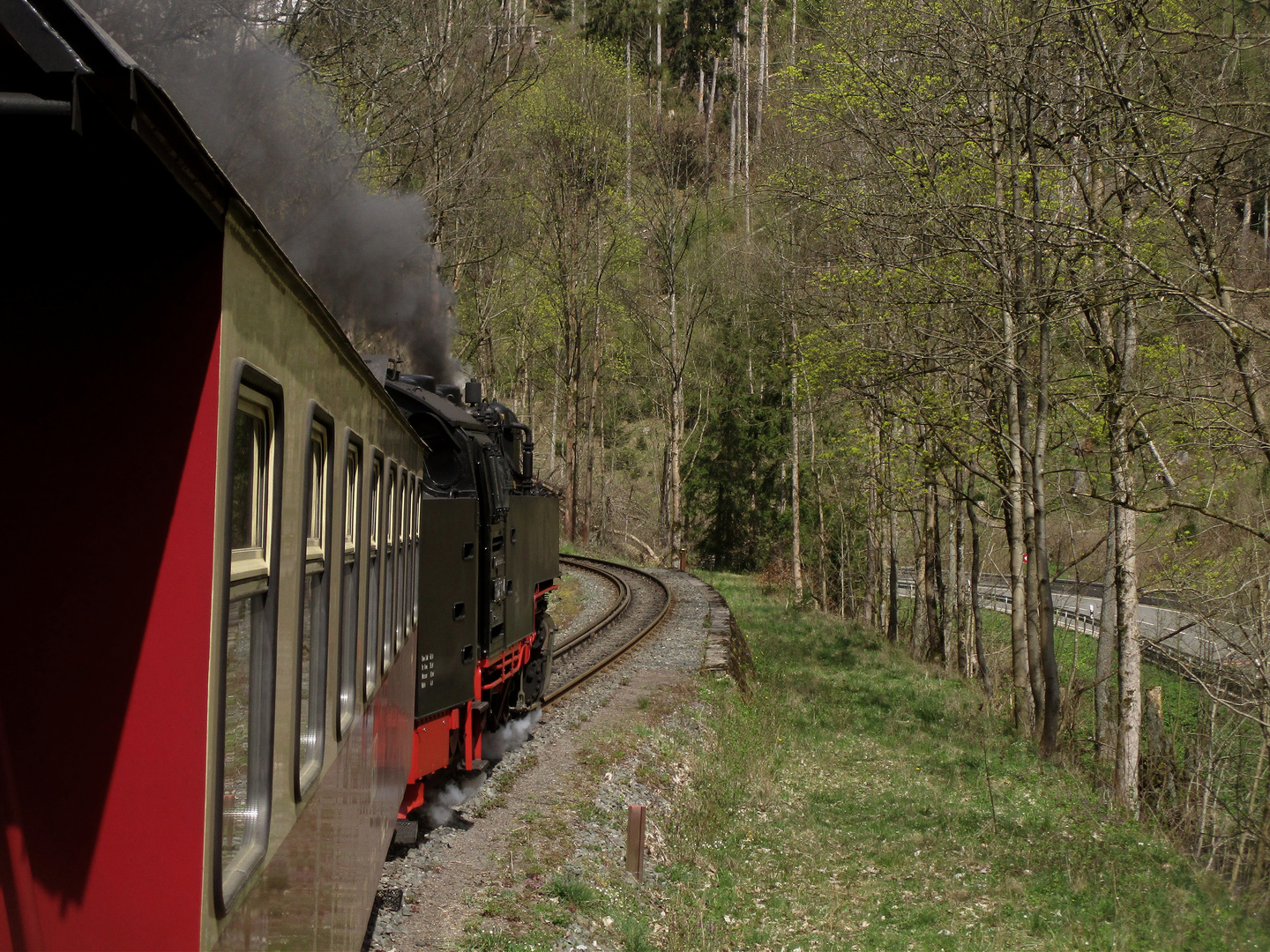 Frühlingsausflug mit der Harzquerbahn nach Drei Annen Hohne 2.