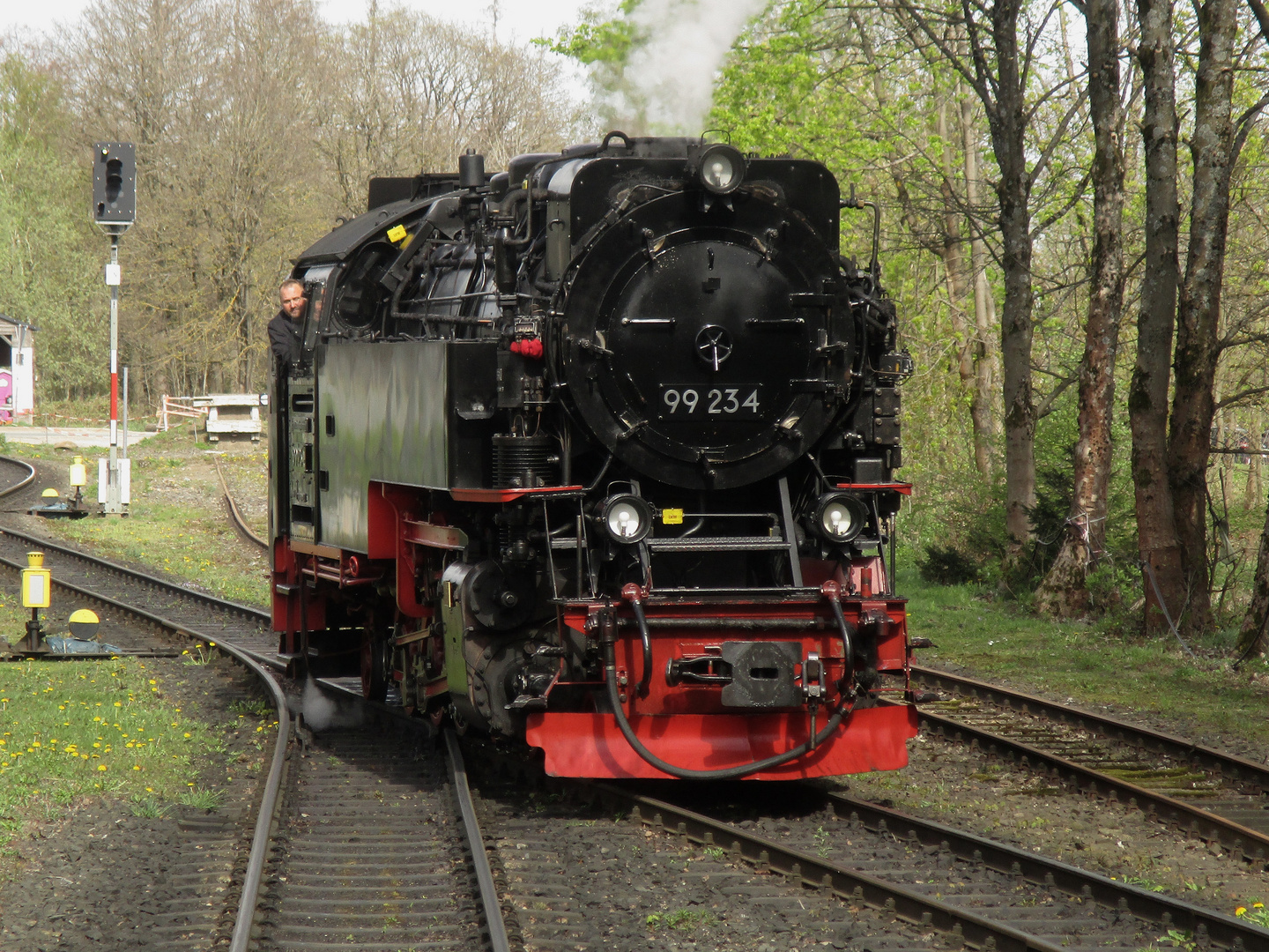 Frühlingsausflug mit der Harzquerbahn nach Drei Annen Hohne 5.