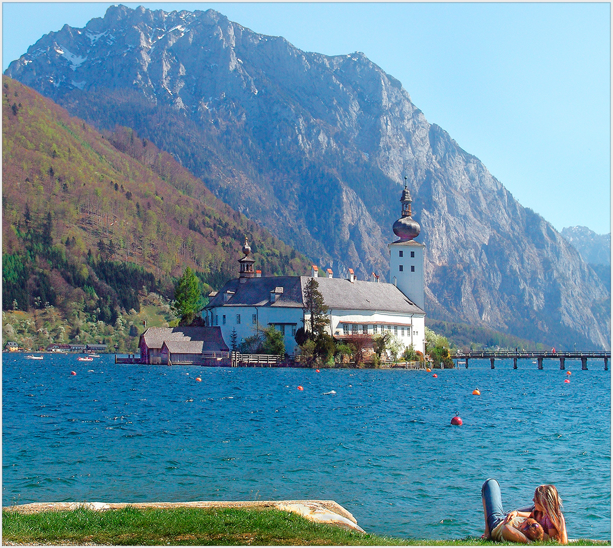 Frühlingsblauer Traunsee