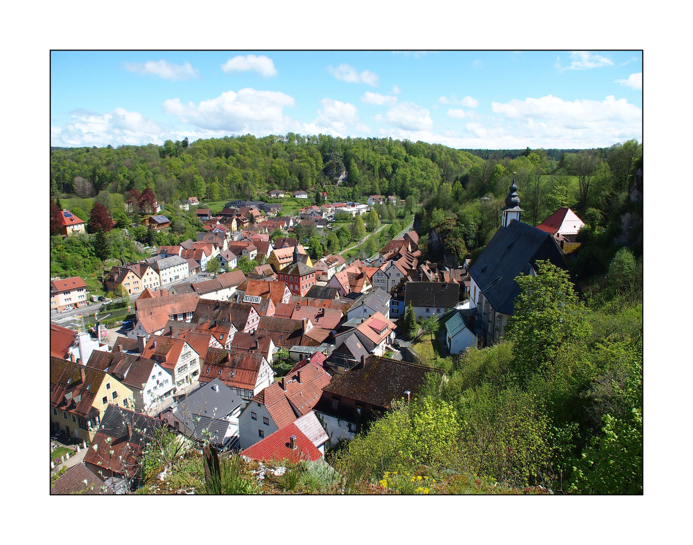 Frühlingsblick auf Waischenfeld